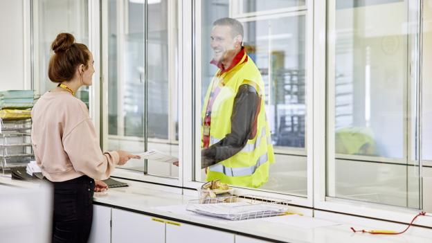 handing documents
